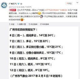 广州天气预报（广州天气预报今天24小时详情表）