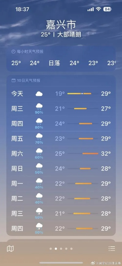 嘉兴天气预报（嘉兴天气预报15天最新消息）