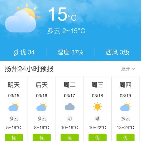 扬州天气预报30天(扬州天气预报30天29到31号天气穿直数) 扬州天气预报30天(扬州天气预报30天29到31号天气穿直数)
